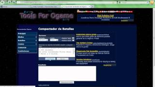 OGame (Tutorial - Compactador de Batallas)