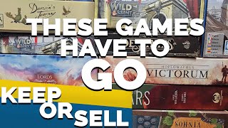 Keep or Sell - Too Many Games Coming, So Somethings Got to Go!
