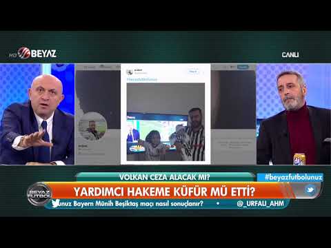 Volkan Demirel yan hakeme küfür etti! Ortalık karıştı!