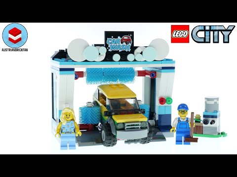 Vidéo LEGO City 60362 : La station de lavage