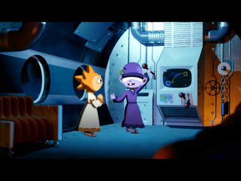 Nova and caspter scene  fiona and cake