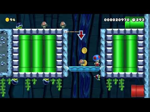 [NSBSD] 7-1: Swing-Chain Sewers by LordBows14 🍄Super Mario Maker 2 ✹Switch✹ #bqo