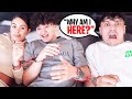 24 HOURS HANDCUFFED TO MY GIRLFRIEND AND BROTHER (it got weird)