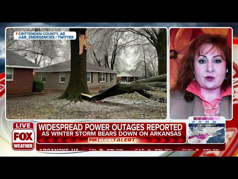 Massive Winter Storm Brings Widespread Power Outages To Arkansas