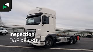 DAF XF 480 6X2 SSC Retarder 2xTanks Lift/Steering ACC Euro 6 Container LKW | Bild 4 - Autoline