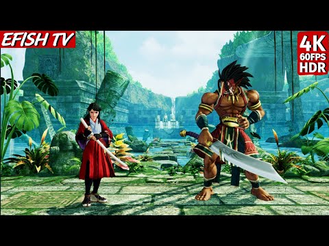 Takane Hibiki vs Tam Tam (Hardest AI) - Samurai Shodown | 4K 60FPS