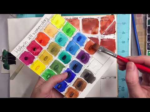 Pigment Focus: Comparing my PR101 watercolors, Transparent Red Oxide