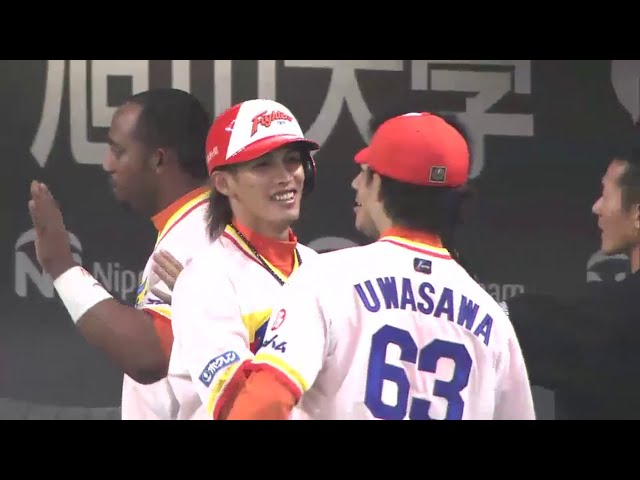 【3回裏】ファイターズ・陽、2試合連続の一発は逆転3ラン!! 2014/8/24 F-L