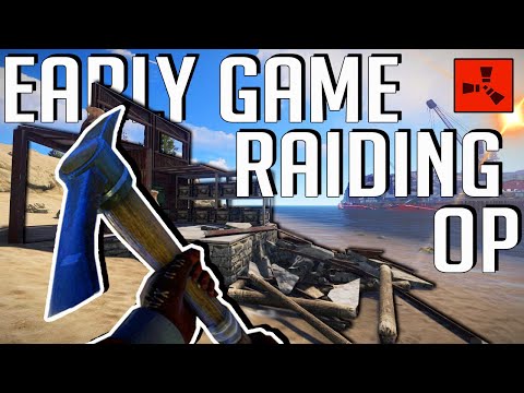 EARLY GAME RAIDING Can Be SO OP For RUST SOLO Players! - Rust Solo Survival (2/3)