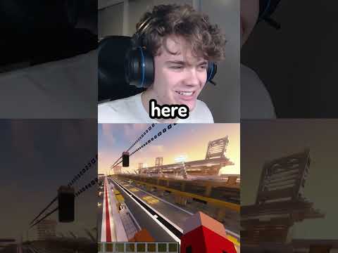 Exploring An F1 Track In Minecraft!