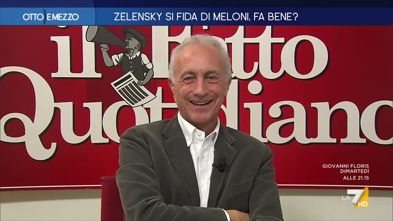 De Angelis cita il piano Draghi e Marco Travaglio ride