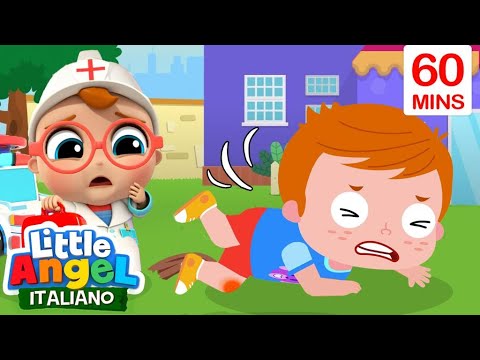 Dottor Gianni è qui!🚑🩺 Cartoni Animati con Gianni Piccino - Little Angel Italiano