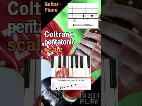 Coltrane pentatonic scale. Notes and Tab.