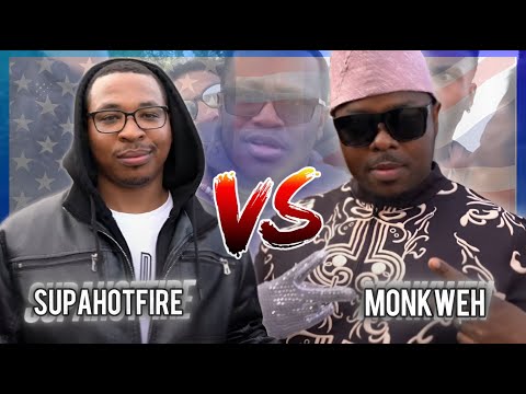 SUPAHOTFIRE VS MONKWEH - UK VS USA RAP BATTLE | HOSTED BY DEJI