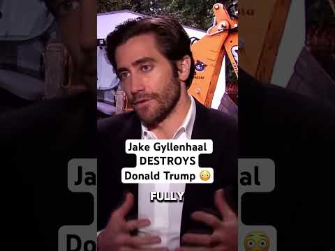 Jake Gyllenhaal DESTROYS Trump #election #trump #politics #kamalaharris #jakegyllenhaal