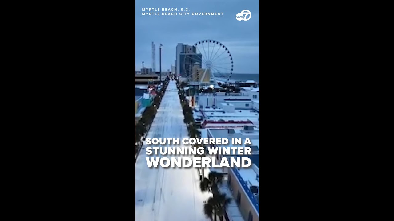 A complilation of the snow and wintry mix that blanketed parts of the South