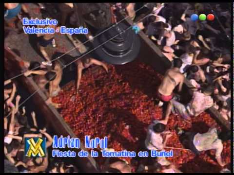Adrián Korol en la Tomatina - Videomatch 98