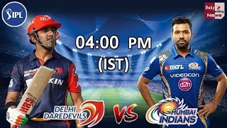 Vivo IPL 2018: Delhi Daredevils Vs Mumbai Indians At Wankhede Stadium, Mumbai !!