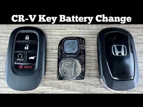 2023 - 2024 Honda CR-V Key Fob Battery Replacement - How To Change Replace CRV Remote Batteries