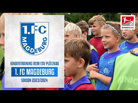 Kindertraining in Plötzkau mit unserem FCM