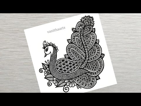How to draw Mandala for Beginners Peacock mandala art peacock drawing stepbystep doodle art