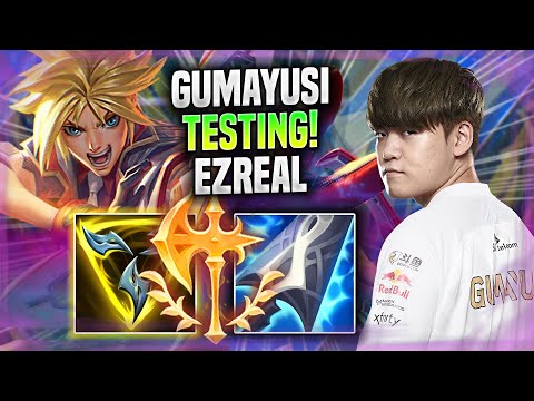 GUMAYUSI TESTING EZREAL ADC IN KR SOLOQ! - T1 Gumayusi Plays Ezreal ADC vs Lucian!