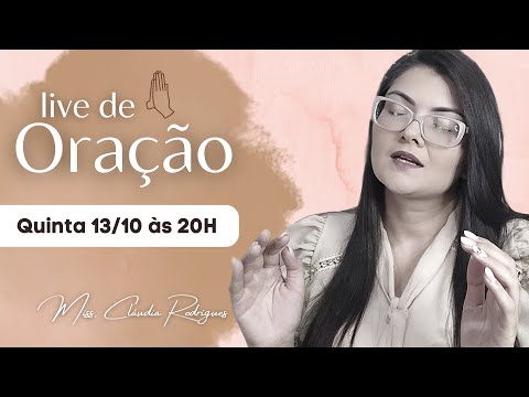 Live PROFÉTICA de ORAÇÃO 13/10/22 • Cláudia Rodrigues.