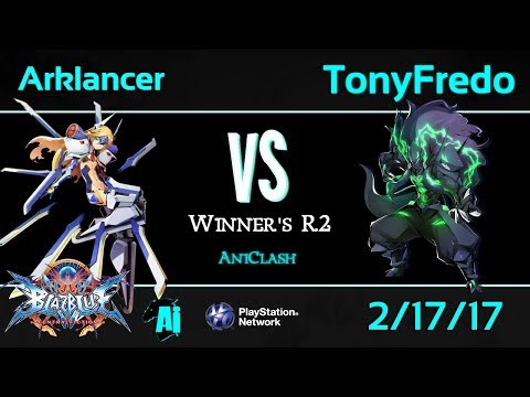 AniClash 60 - Arklancer (Mu) vs. TonyFredo (Susanoo) Winner's R2 - BBCF Blazblue CF