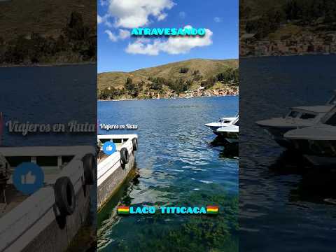 Estrecho de Tiquina Bolivia.