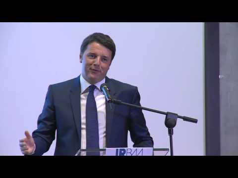 Intervento Renzi alla IRBM di Pomezia