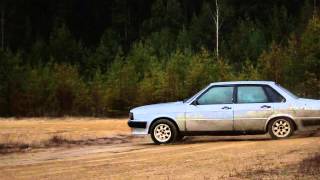 preview picture of video 'Audi B2 1983 Quattro 2.3 NG CANON D70 Pūtēļi, Jelgava'
