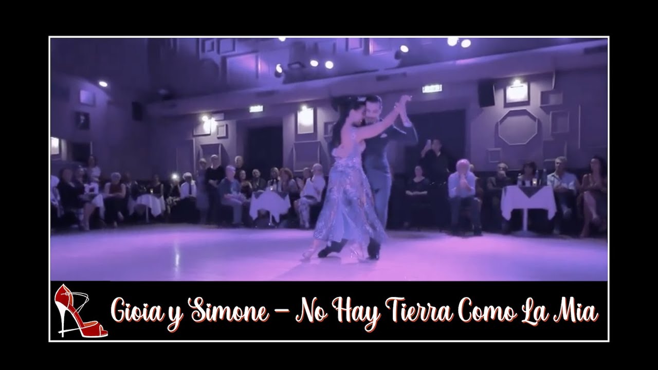 Gioia Abballe y Simone Facchini 4/4 - No Hay Tierra Como La Mia (milonga)  - Salón Cáldin (Firenze)