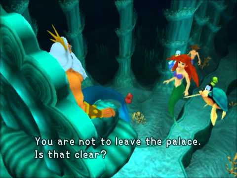 KH1 Cutscenes Part 124 - King Triton (English)