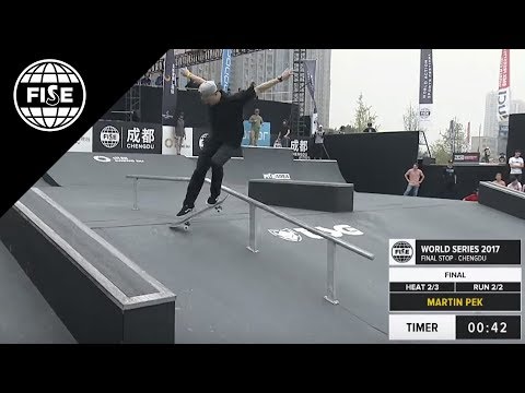 Martin Pek: 3rd Final Skateboard Street Pro - FISE World Series Chengdu