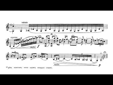 [Melik Mavisakalyan] Sonata For Violin Solo (Score-Video)