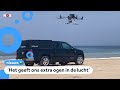 Reddingsbrigade test drones om mensen te redden