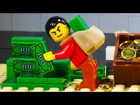 Lego Bank Robbery - Tunnel