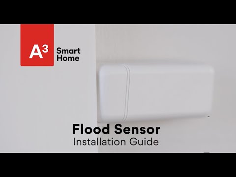 How to Install the A3SH Flood Sensor | A3 Smart Home Self-Install Kit |  Water Leak Detector
