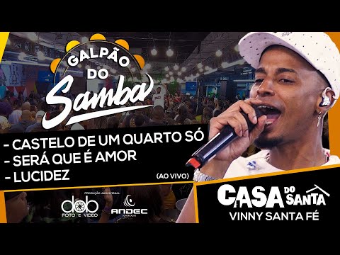 Vinny Santa Fé - Castelo de um quarto só - Será que é amor - Lucidez (ao vivo)