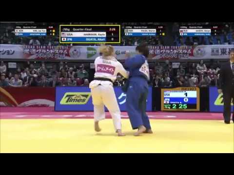 Judo Grand Slam Tokyo 2014 -78kg HARRISON Kayla (USA) vs. OGATA Akari (JPN)