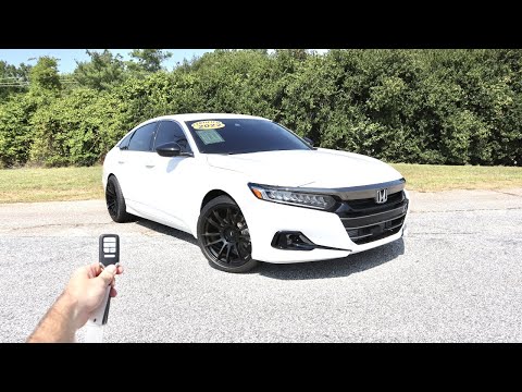 2022 Honda Accord Sport SE: Start Up, Test Drive, Walkaround, Test Drive, POV and Review