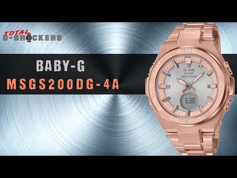 Ladies Casio BABY-G G-MS Rose Gold Stainless Steel Watch | MSGS200DG-4A Top 10 Things