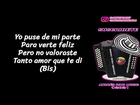 No Fue Mi Error - Los Tiernos Del Vallenato | Letra