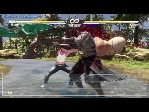 Dead or Alive 6 (Demo) | FrameRate Test | Graphics Mode | PS4 | 60ᶠᵖˢ