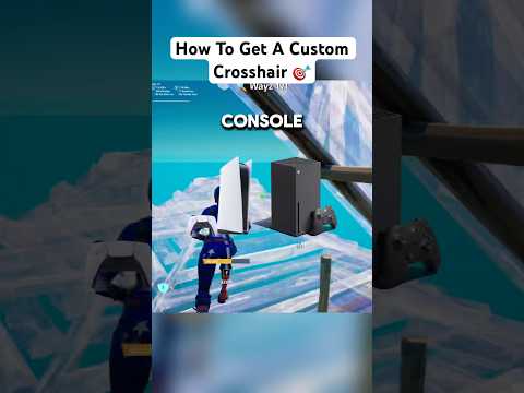 How to get a Custom Crosshair on Fortnite (PC & Console) #fortnite
