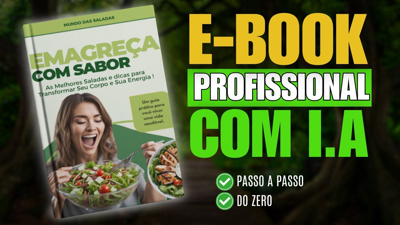 Como criar um EBOOK Profissional DO zero COM INTELIGENCIA ARTIFICIAL.(PASSO A PASSO)