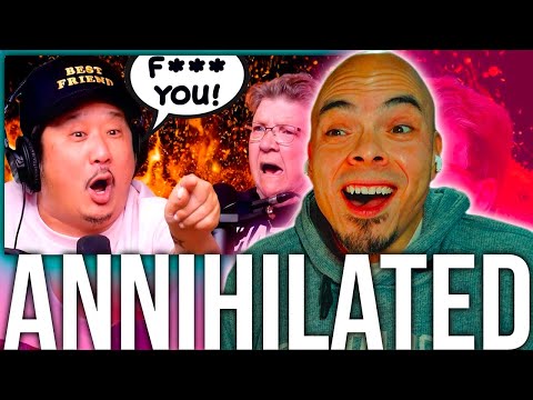 Angry Grandma DESTROYS Bobby Lee (REACTION)