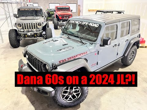 FIRST LOOK!! Anvil Re-Designed 2024 Jeep Wrangler Rubicon Dana 60 Axle Swap!!