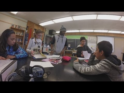 Middle school students rap about climate change