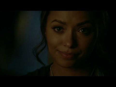 The Vampire Diaries 8x10 Bonnie hugs Damon, he tells her what he wrote in the letter